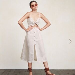 Reformation linen boho / beach dress